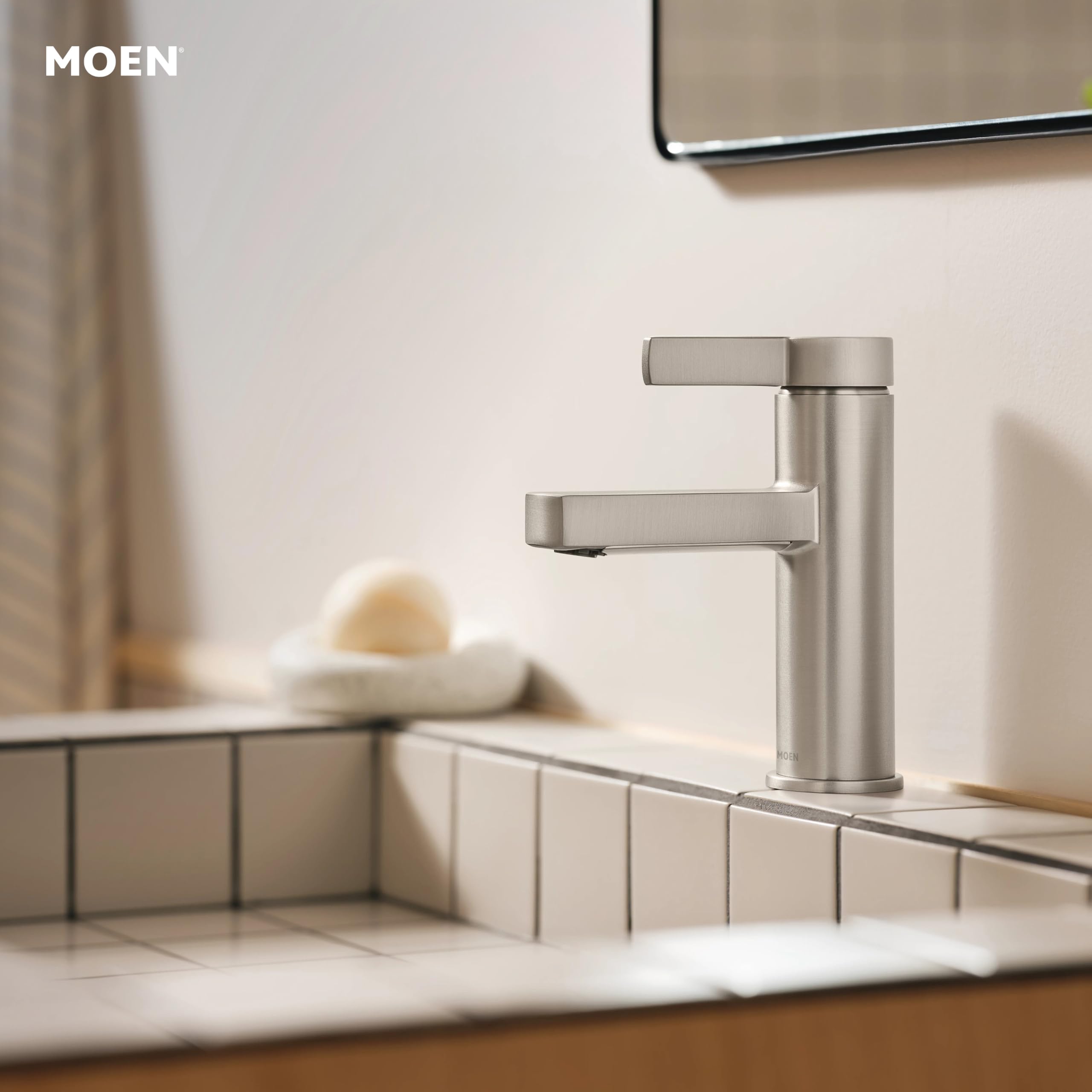 Amazon | Moen Beric スポットレジスト ニッケル モダン ワンハンドル